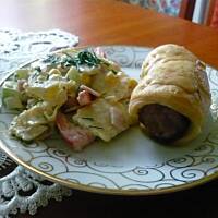 Kiełbasa we francuskim płaszczyku