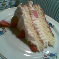 Tort-ciasto truskawkowe