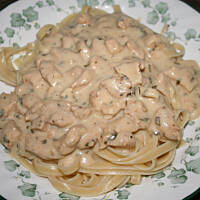 Fettucini Alfredo Ali