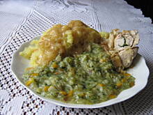 Fot. kasia146, Devolay z sosikiem i mloda kapustka