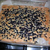 szybkie ciasto z jagodami