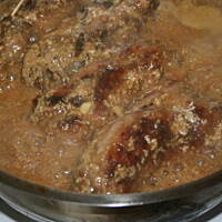 Mix - Roladki z boczkiem śliwkami serem i grzybami w sosie kasiuli