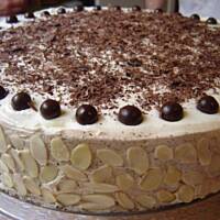 Tort kawowo - koniakowy