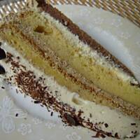 Tort kawowo - koniakowy