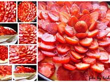 Fot. toskaniau, Tarta z truskawkami i kremem budyniowym