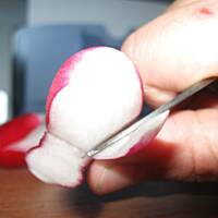 Dekoracja z rzodkiewki