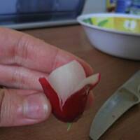 Dekoracja z rzodkiewki