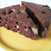 Ciasto kakaowe z jabłkami