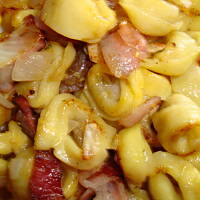 Tortellini zasmażane z boczkiem -  bomba