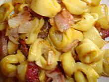 Fot. emeska1974, Tortellini zasmażane z boczkiem -  bomba