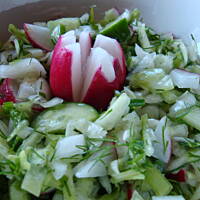 Surówka z młodej kapusty mojej Mamy-pachnąca latem