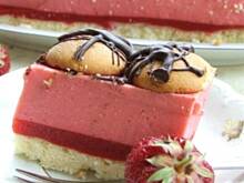 Fot. ilka76, Ciasto truskawkowe z biszkoptami