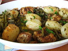 Fot. ilka76, Zapiekanka ziemniaki  fasolka i kurczak