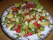 Fot. niebieska-różyczka, Sałatka rolnika wyśmienita wg Różyczki