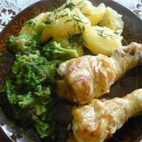 Udka z cebulką i serem