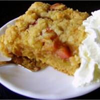 Ciasto rabarbarowe z kruszonką