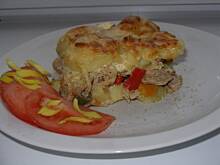 Fot. ola mg, Zapiekanka ziemniaczana z papryką