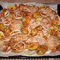 Kurczak z warzywami pyszny i prosty