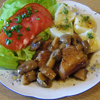 Boczek duszony wg taty Różyczki