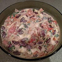 ser feta - błyskawiczna sałatka