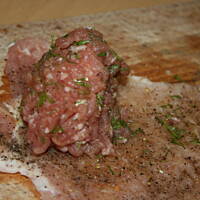 Roladki nadziewane w sosie koperkowym kasiuli