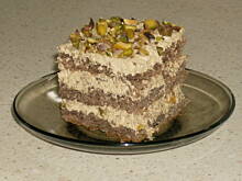 Fot. Olcik, Tort pistacjowo - kawowy