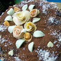 Masa do wykonania dekoracji na ciasta - róże