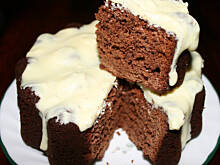 Fot. Alicja64, Truffelek - Czekoladowe Ciasto z Cytrynowa Polewa