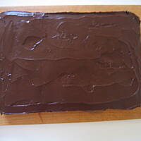 Placek mocno czekoladowo - mocno wiśniowy