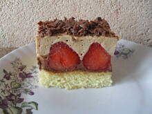 Fot. Mar'La, Ciacho z truskawkami w czekoladzie i pianką toffi