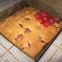 Piaskowiec z truskawkami