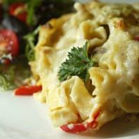 Kremowa zapiekanka z tuńczykiem