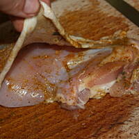 Grillowany kurczak z niespodzianką kasiuli