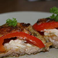 Grillowany kurczak z niespodzianką kasiuli