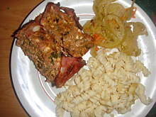 Fot. aneska, Pieczeń rzymska obłożona boczkiem