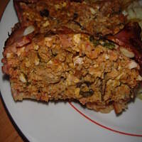 Pieczeń rzymska obłożona boczkiem