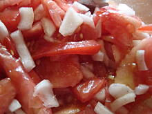 Fot. emeska1974, Sałatka pomidorowo paprykowo cebulowa-super szybka