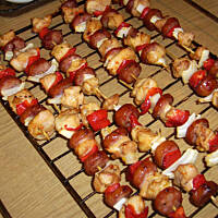 Szaszłyki z piekarnika w 40 min wg Różyczki super