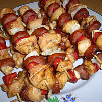 Szaszłyki z piekarnika w 40 min wg Różyczki super