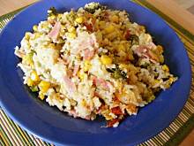 Fot. agacia, Zapiekanka z ryżem i brokułem