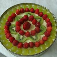 Ptasie mleczko z Owocami Bardzo Latwe ciasto