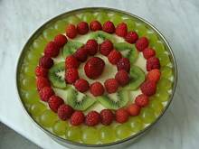 Fot. sniunia4, Ptasie mleczko z Owocami Bardzo Latwe ciasto