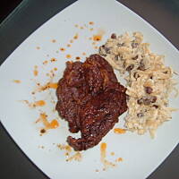 Pieczeń duszona z sosem sojowym