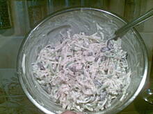 Fot. kaha87ha, sałatka ze śledzików z czerwoną fasolą