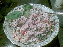 Fot. kaha87ha, rewelacyjna sałatka z ryżem i tuńczykiem