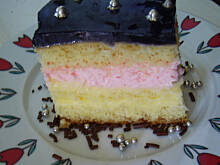 Fot. niebieska-różyczka, Sernik gotowany z bitą śmietaną wg Różyczki