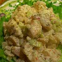 Sałatka krewetkowa 2w1