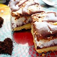 Ciasto kokosowe na kruchym spodzie