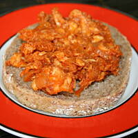 Pomidorowo cebulowa pasta z łososia kasiuli