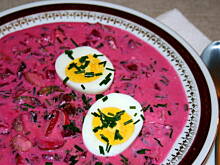 Fot. Zawislaczka, Chłodnik z botwinki według przepisu Zawiślaczki